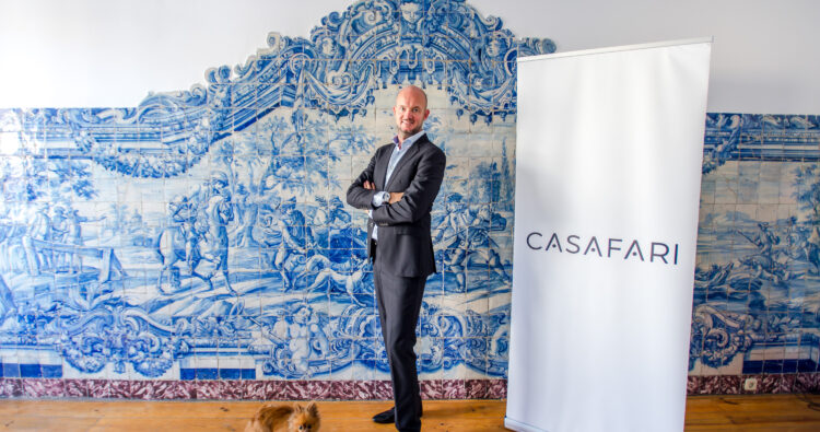 Niels Henning no escritório da Casafari
