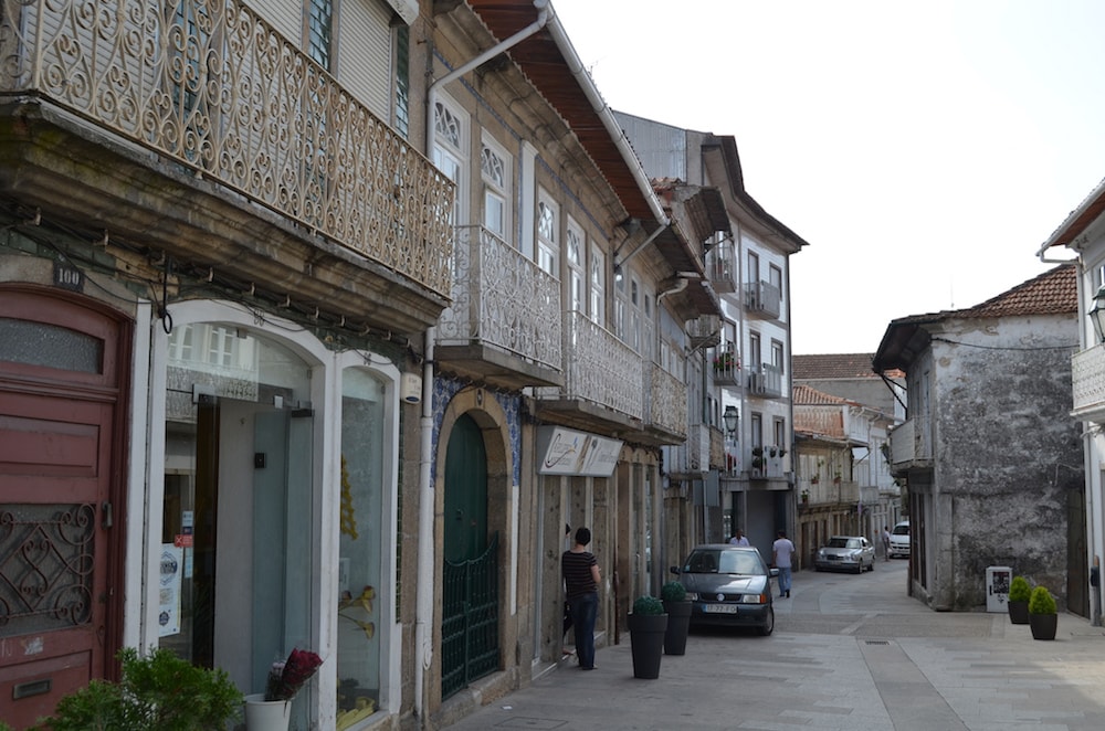 Ruas de Penafiel, no norte de Portugal