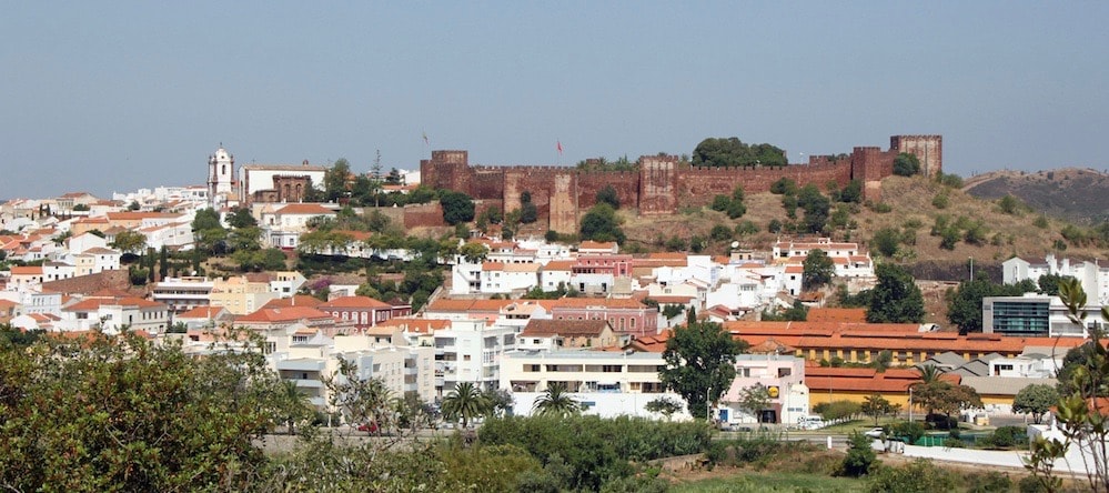 Vista da cidade de Silves, Algarve, Portugal