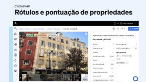 Etiquetas e pontuações para as melhores oportunidades no mercado dentro da Pesquisa de Imóveis da CASAFARI