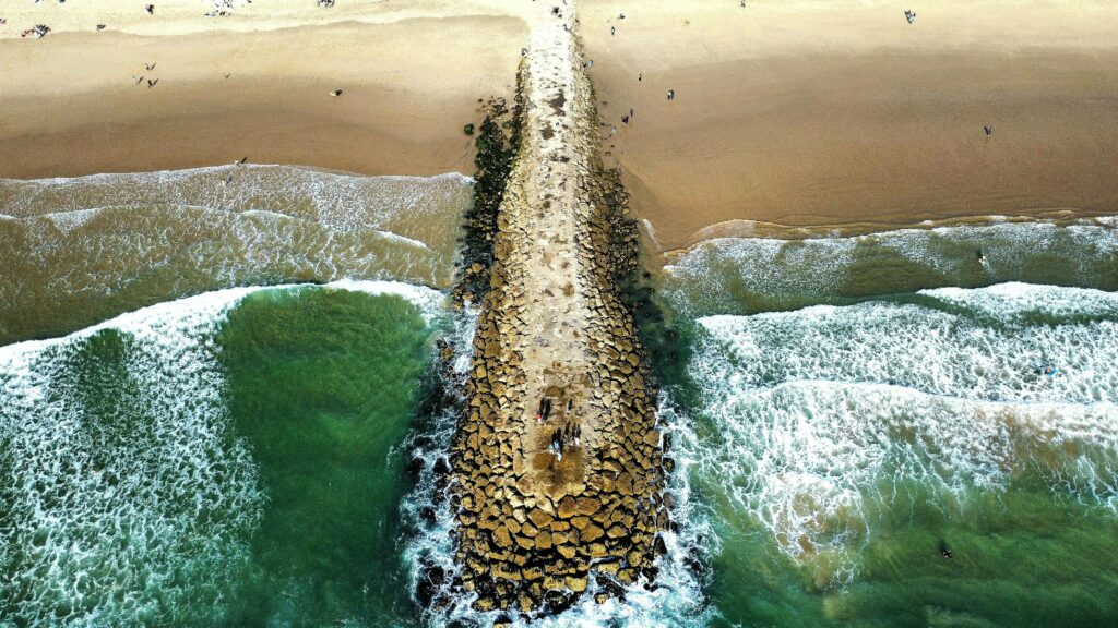 Costa da Caparica, em Portugal