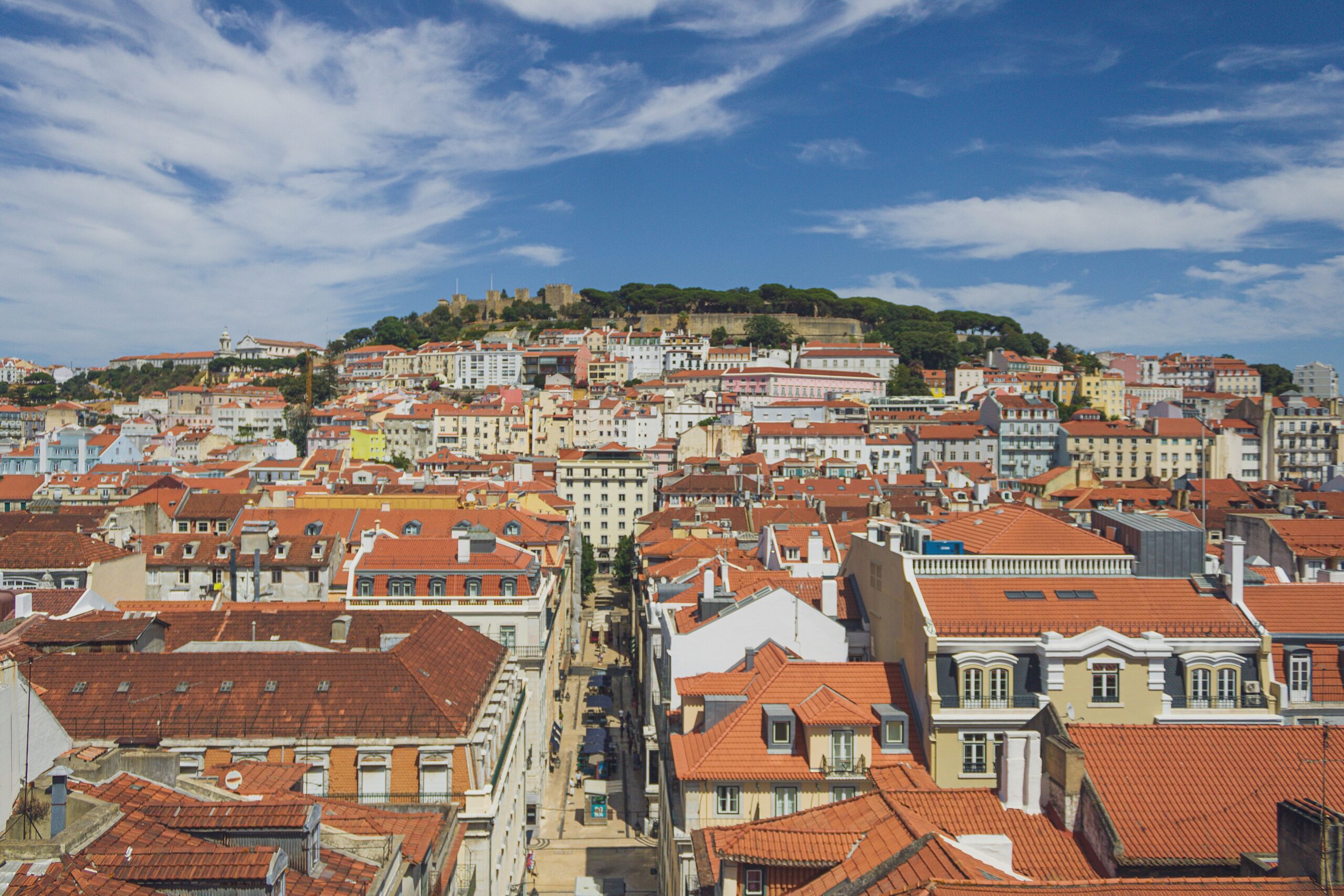 View of Baixa from Chiado, Lisbon